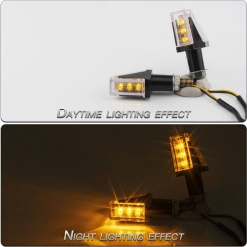 2pcs 12V LED Motorcycle Turn Signals Lights Rear Blinker Indicator Tail Light For Honda For Suzuki For Kawasaki For Yamaha