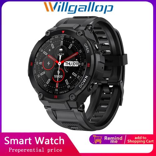 Willgallop MAX6 Smart Watch Men Sports Fitness Tracker Bluetooth Call Music Control Smart Watch Waterproof Outdoor Smartwatch