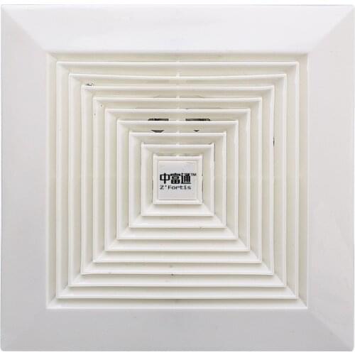 8/10/12 inch square exhaust fan high-power air extractor kitchen bathroom silent lampblack ventilator fan