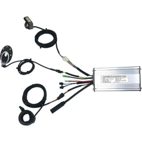 36V/48V 500W 22A, Brushless DC Ebike Controller+KT-LCD4 Display+Finger Dial + Sensor Set, for 500W Ebike Kit