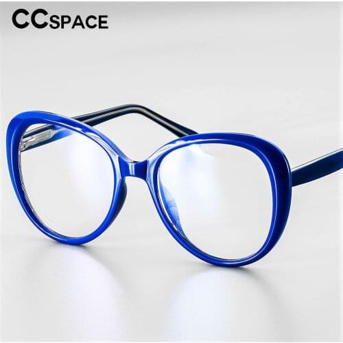 51023 Plastic Titanium Round Anti-blue Light Glasses Frames Retro Ultralight Men Women Optical Fashion Computer Glasses