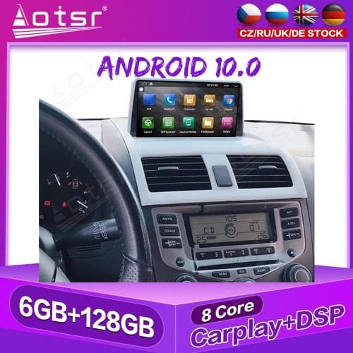 6+128G For Ford Fiesta Android 10 Car Multimedia Player PX6 Auto GPS Navigation Stereo Radio Video Headunit DSP Carplay 4G SIM