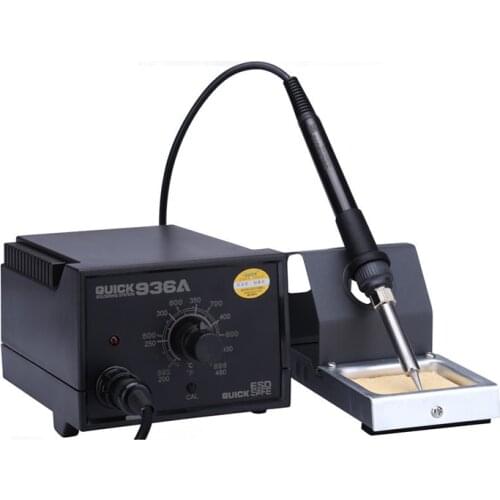 60W 220V Original QUICK 936A Constant Temperature SMD ESD Soldering Station Solder Iron SMD Rework Station