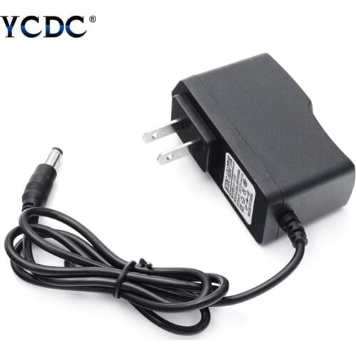 DC 12V 1A US EU AU UK Plug Power Adapter Black ABS Charger Transformer AC To DC Adapter Power Supply
