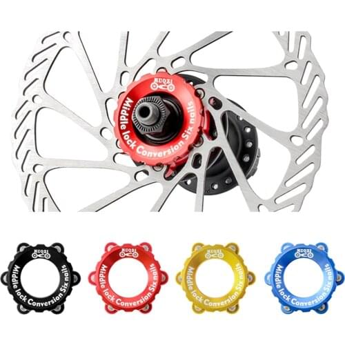 Bike 6-Bolt Disc Brake Rotor Adapter Bicycle 6 Hole Hub Brake Disc Conversion Base Adapter Cycling Bicycle Accessories