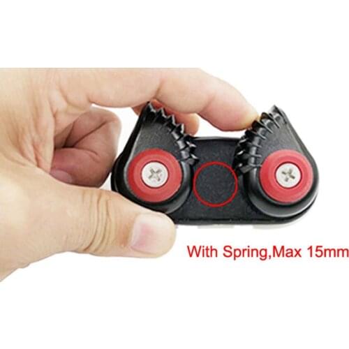 Aluminium Kayak Cam Cleat Boat Canoe Sailing Dinghy Cam Cleats Fast Entry Rope Clamp for Line Sizes Upto 15mm 5/8-Inch