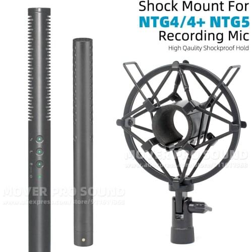 For RODE NTG4 + NTG5 NTG 4 4+ 5 Suspension Microphone Shock Mount Shotgun Mic Stand Holder Shockproof Clip Spider Bracket