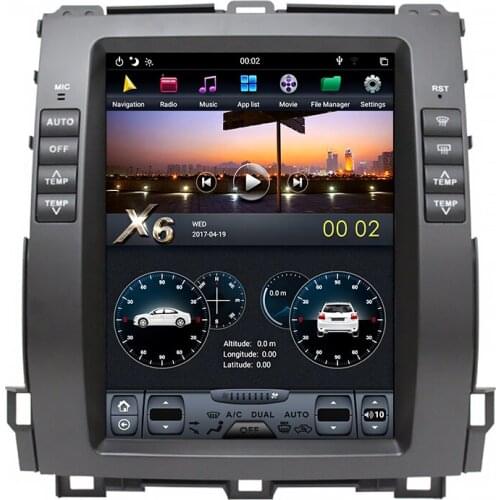 NaviHua 10.4 inch car dvd player android For Lexus GX470 2004-2009 car radio stereo navigation GPS with bluetooth 5.0