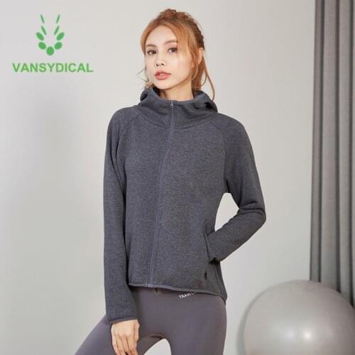 Spring Autumn Women Sports Running Jackets Zipper Gym Yoga Hoodies Fitness Training Workout Jogging Outerwear Fleece Windproof