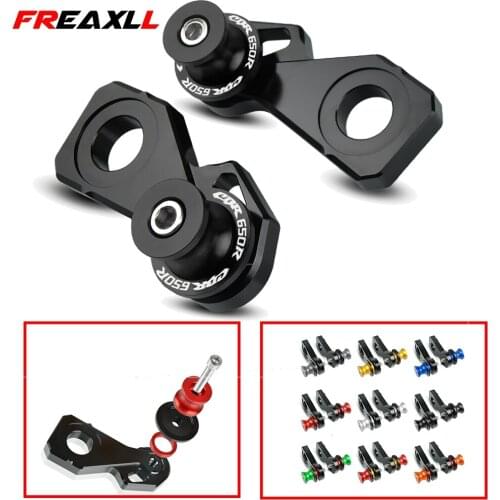 For Honda CBR650R CBR 650R 2019 Motorcycle Accessories CNC Aluminum Rear Wheel Axle Stand Pick UpHook Set 8MM Swingarm Sliders