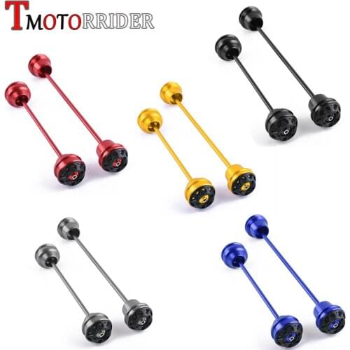 For Yamaha YZF R25 R3 Y ZF-R-25 R-3 2015-2020 CNC Aluminum Front Rear Wheel Fork Axle Cap Crash Slider Falling Protection Guard