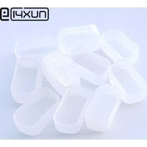 EClyxun 10/30/50pcs DB9 9P Parallel VGA Port Adapter Cap Transparent shell for Female Plug Jack Solder Metal Connector