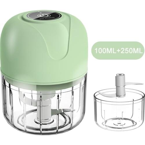 New Electric Garlic Masher USB Charging Food Chopper Vegetable Meat Grinder Fresh Chili USB Garlic Press Crusher Kitchen Tool