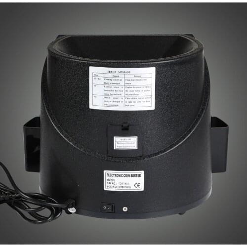 Euro Coin Counter Sorter 45W Electronic EUR Coin Counting Machine VEVOR MACHINE