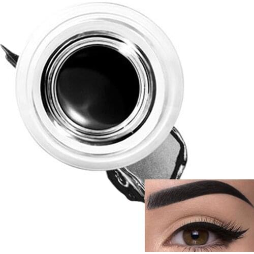 FOCALLURE Cosmetic Waterproof Long-lasting Eyeliner Cream with Brush Makeup Set Tools