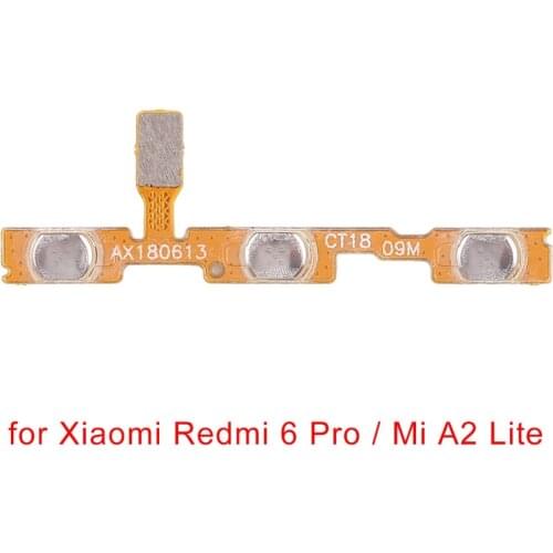 New for Xiaomi Redmi 6 Pro / Mi A2 Lite Power Button & Volume Button Flex Cable for Xiaomi Redmi 6 Pro / Mi A2 Lite