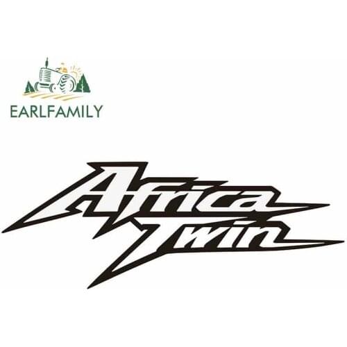 EARLFAMILY 13cm x 6.4cm Graphics Decals Forhonda Crf1000L Africa Twin Car Bumper Window Stickers Vinyl Car Wrap Car Decoration