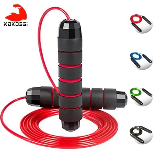 KoKossi Profession Weight-bearing Skipping Rope Fitness Equipment Home Outdoor Sport Training Jumping Rope Body Building Workout