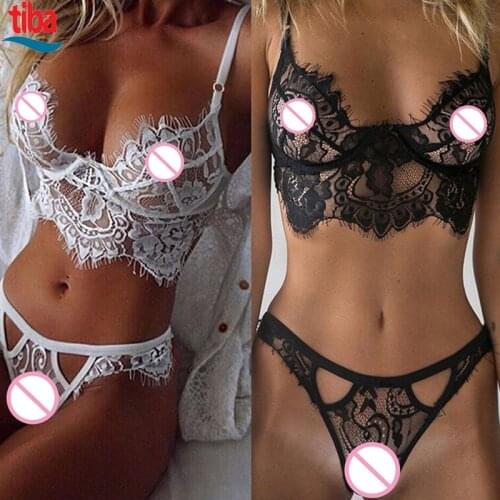 TB-0948 Lingerie Bra Set Womens Sexy Lingerie Corset Lace Push Up Top Bra+Pants Set Underwear Suit