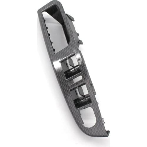 Window Switch Panel Bezel Cover Carbon Fiber Printed Style Fit for VW Golf MK5 Jetta 1K4868049C