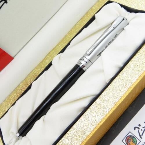 Picasso Fountain Pen Black-Silver | Picasso in Athens Pen | İsme Special Pen