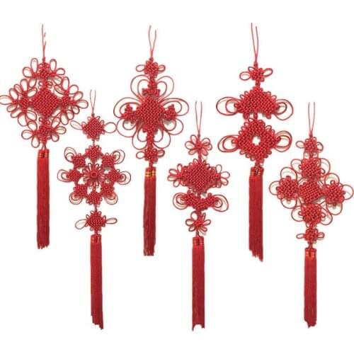 Chinese knot pendant small auspicious knot home living room decoration Chinese New Year pendant hanging ornaments special gift
