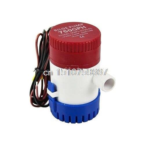 12V DC Submersible Fishing Boat Bilge Water Pump 1100 GPH 3.0A EH7E