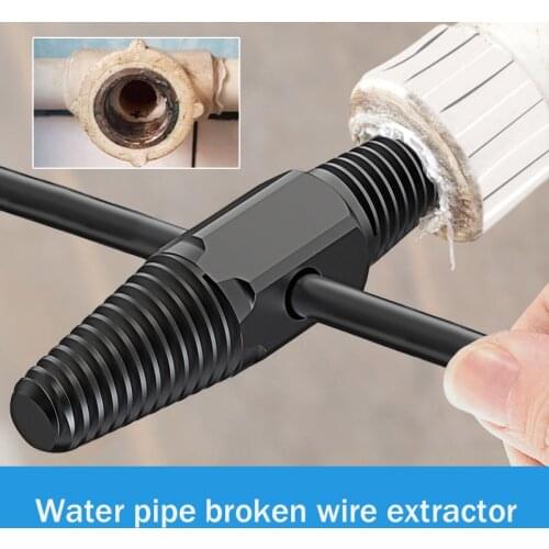 Double-head Broken Wire Extractor Faucet Triangle Valve Universal Tap Screw Extractor Pipe Valve Tap Broken Wires Screws