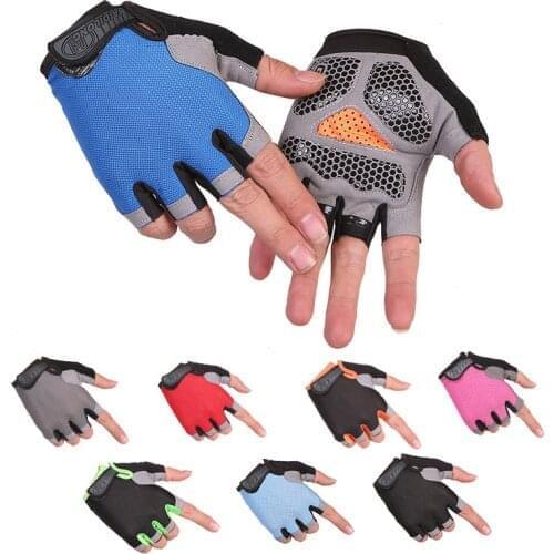 Cycling Fitness Gloves Tactical Half-finger Anti-skid Men Tactical Gym Outdoor Army Sports Fingerless Women Sunscreen Gloves
