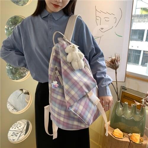 HOCODO Waterproof Student Backpack Multifunction Travel Bag Female Anti-Theft School Bag For Girls Large Capacity Laptop Bag