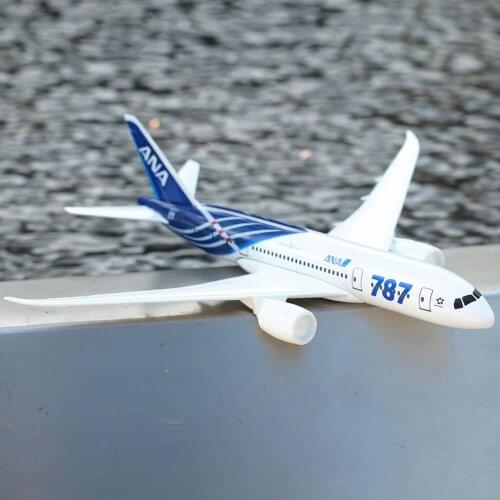 ANA Airbus A787 All Nippon Airways Airplane Diecast Aircraft Model 6" Metal Aeroplane Office Decor Mini Moto Toys for Children