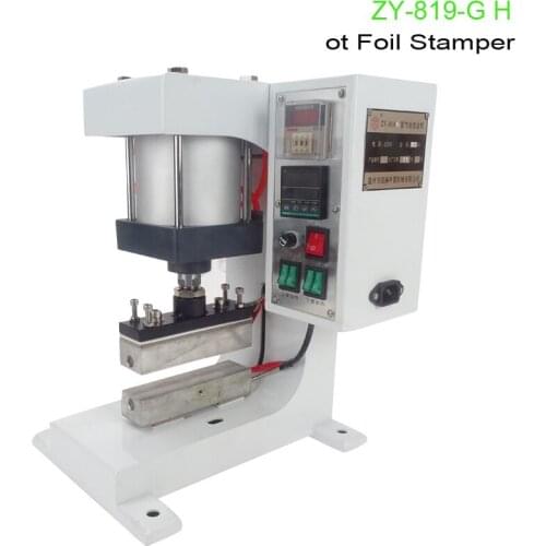 220V 1 SET Pneumatic bronzing machine, barge under bit machine heating, lace processing, Automatic gilding principle