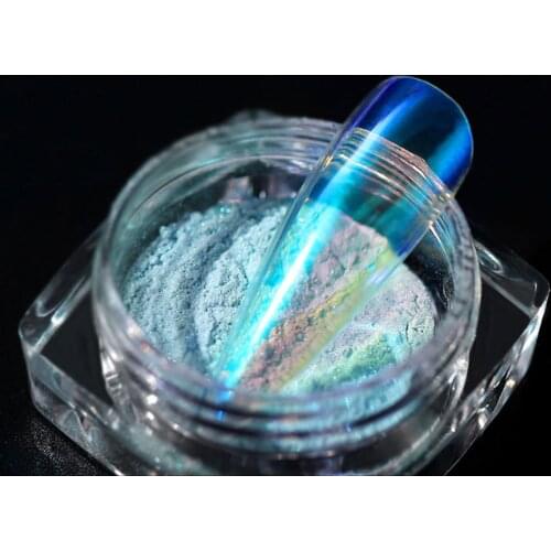 6pcs UV Gel Mermaid Dust Powder DIY Ornaments Set for Professional Use