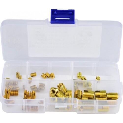 Self-tapping Screw Thread Inserts Accessories helicoil kit 60pcs 302 Type Carbon Steel