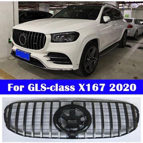 ABS Center Grill vertical bar facelift for Maybach GT Car styling Middle grille for Mercedes-Benz GLS 2020 GLS450 GLS580 X167