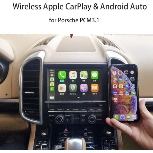 Car Play Android Auto Adapter for Factory Stereo Porsche 911 Android Miracast Wireless Mirroring Support Latest IOS14 Verion