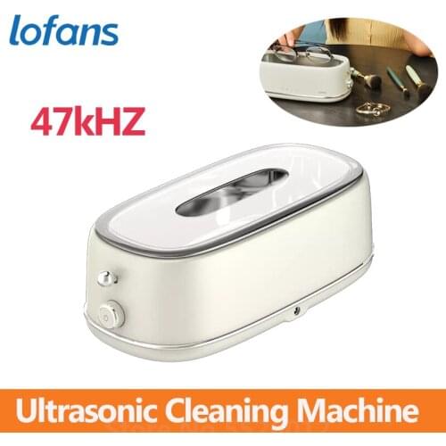Lofans Ultrasonic Cleaner Wireless Sonic Vibration 47kHZ Glasses Toothbrushes Makeup Tools Portable Cleaning Machine