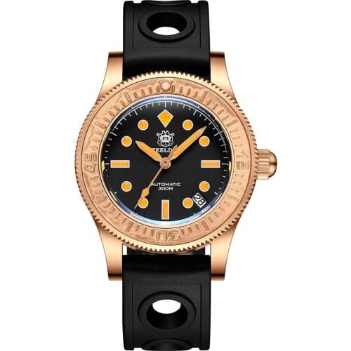 STEELDIVE 1952S Bronze Watch Men Watches Automatic Luxury Limited Version Wristwatch For Men Sapphire Crystal Bronze Diver Watch