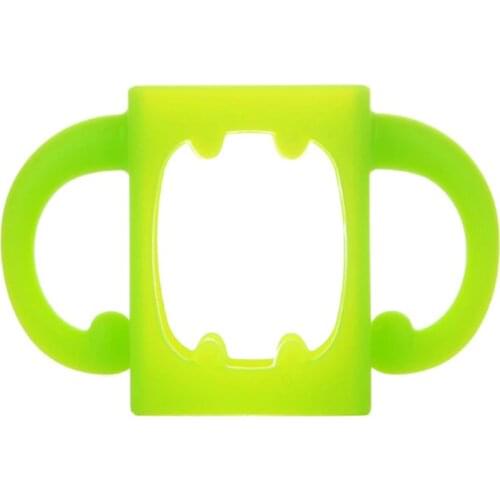 Baby Bottle Universal Handle Soft Silicone Wide Mouth Grip Multicolor Heat Resistant Feeding Bottles Accessories