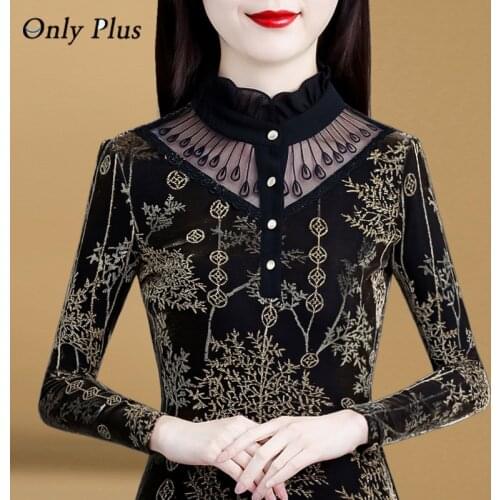 EVNISI Blouses With Embroidery