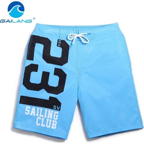 GAILANG Brand Man Beach Boxers Trunks Swimwear Swimsuits Mens Board Shorts Active Jogger Bermudas Quick Dry Men Workout Cargos