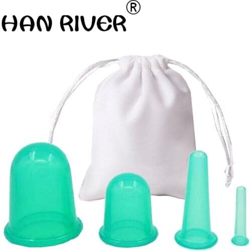 HANRIVER 2018 Household cupping apparatus suit roller massage single-hole suction type tank hygroscopic pull vacuum cupping