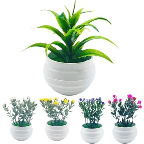 Artificial Plant Fade-less Full of Vitality Ornamental House Ornamental Artificial Plant for Home декор комнаты цветы для декора