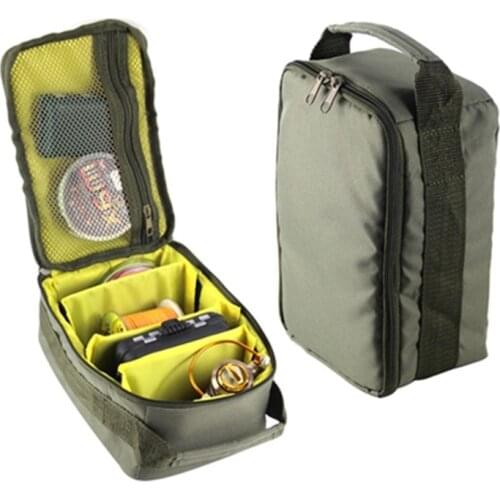 Oxford 4-Layers Fishing Reel Bag Portable Fishing Tackle Storage Bag Fishing Reel & Gear Accessories Storage Case Handbag