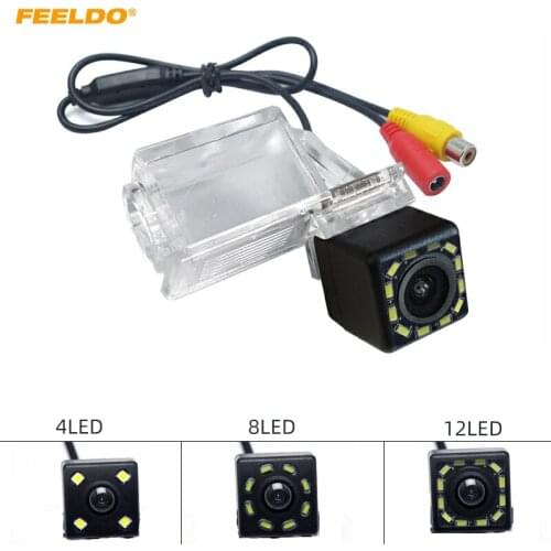 FEELDO 1Set Car Rear View Camera With LED For Geely Emgrand EC718/EC715 Reverse Parking Backup Camera #AM2396