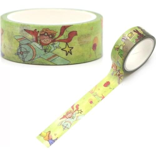 LX177 Little Prince Masking Tape Decorative Adhesive Tape Sticker Scrapbooking Diary Planner Stationery