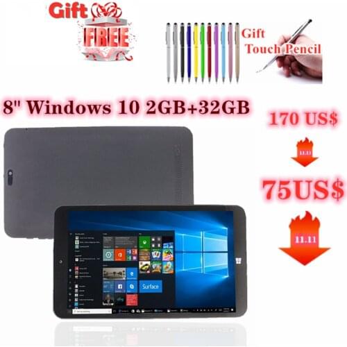 Newest 8 Inch Windows 10 Tablets PC Quad Core 2+ 32GB Intel HD Graphic 32-bit Operating System X64-based Processor Tablets Pc