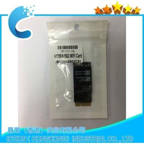 Original BCM943602CS Bluetooth Wifi Card Airport Card for Macbook A1502 A1398 Bluetooth Wifi Card Airport Card 2015 year