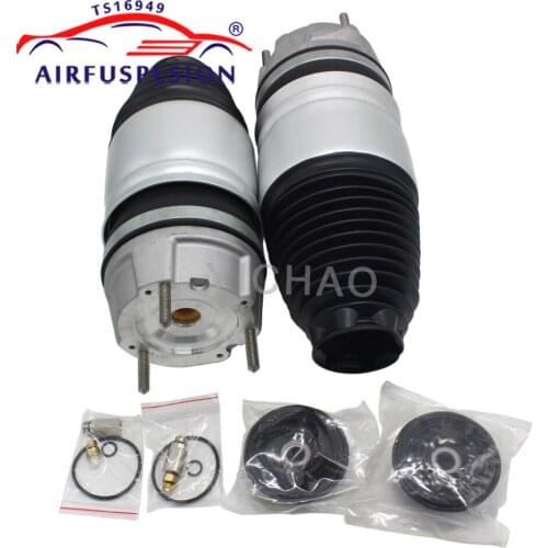 2pcs/Pair Front Air Suspension Spring Bag For VW Touareg Audi Q7 Porsche Cayenne 7P6616039N 7P6616040N 7P6616039K 2011-2016