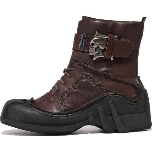 PUNK RAVE Men's Motorcycle Boots